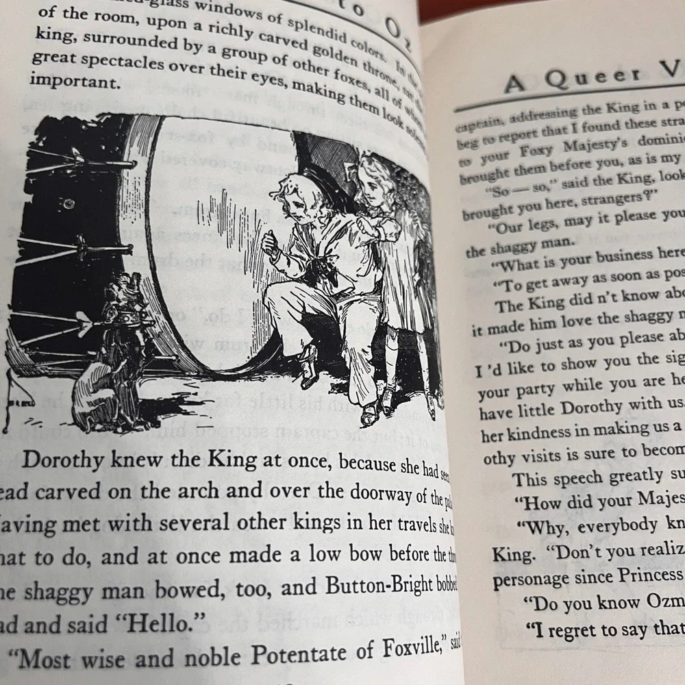 The Road to Oz L Frank Baum Rand McNally Vintage Childrens Book John R Neill